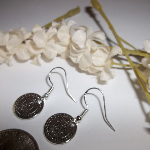 Modern Mandala Earrings Boho Bohemian Dangle 1563 - Picture 5 of 6